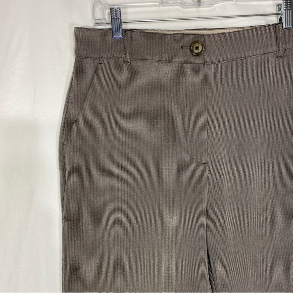 Laura Scott Women’s Comfort Waist Houndstooth Career Pants - Picture 2 of 8